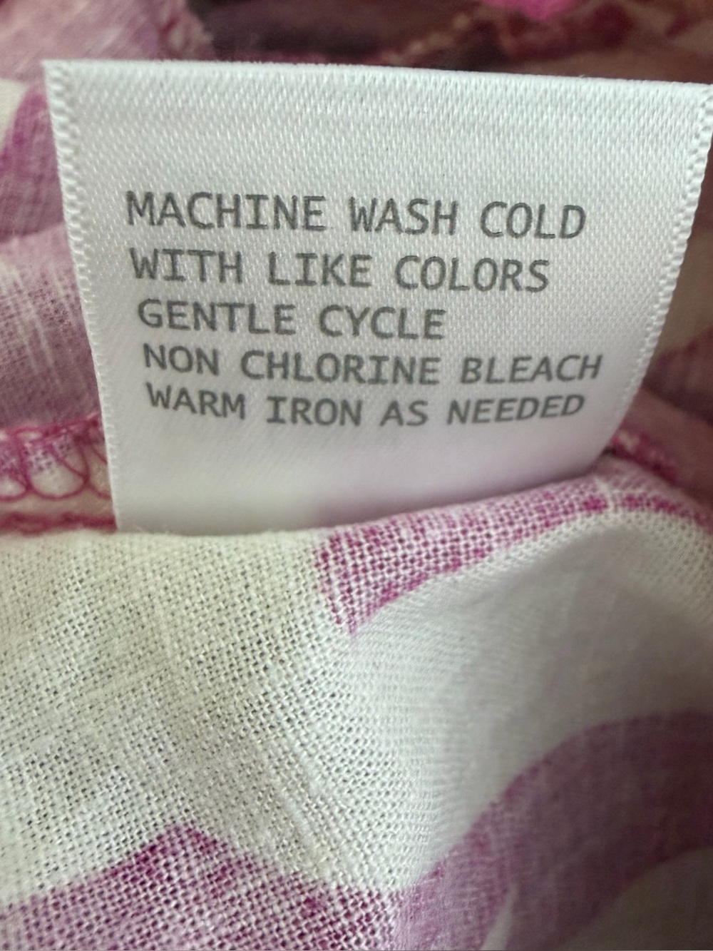 Christian Siriano Women Sz L Pink Linen Blend Wide Leg Palazzo Pants Boho Indie - Picture 10 of 10